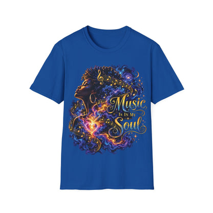 Music Is in My Soul V2 (Female) – Gildan 64000 T-Shirt