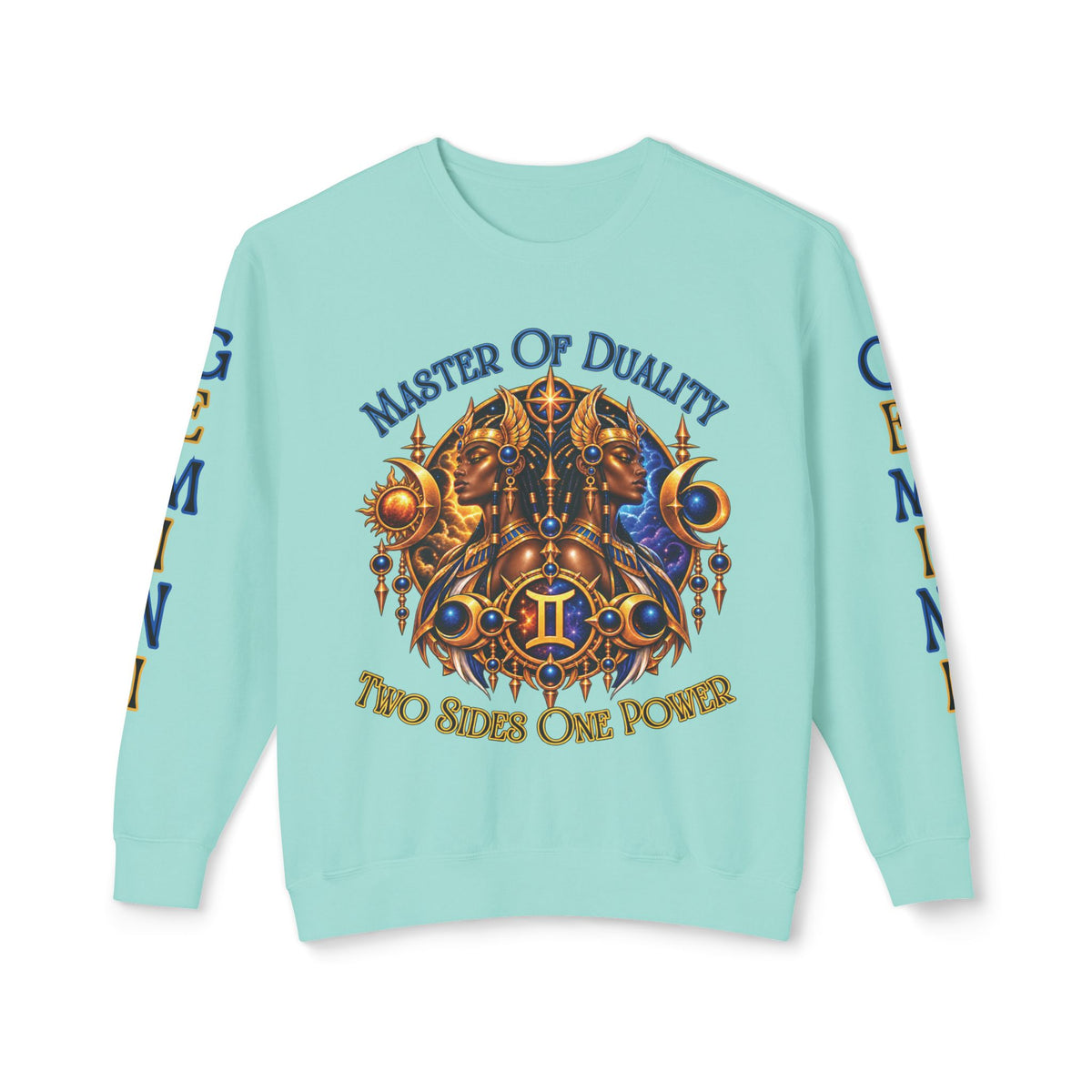 Gemini Zodiac Sweatshirt – Comfort Colors 1466 Crewneck