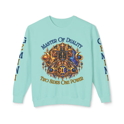 Gemini Zodiac Sweatshirt – Comfort Colors 1466 Crewneck
