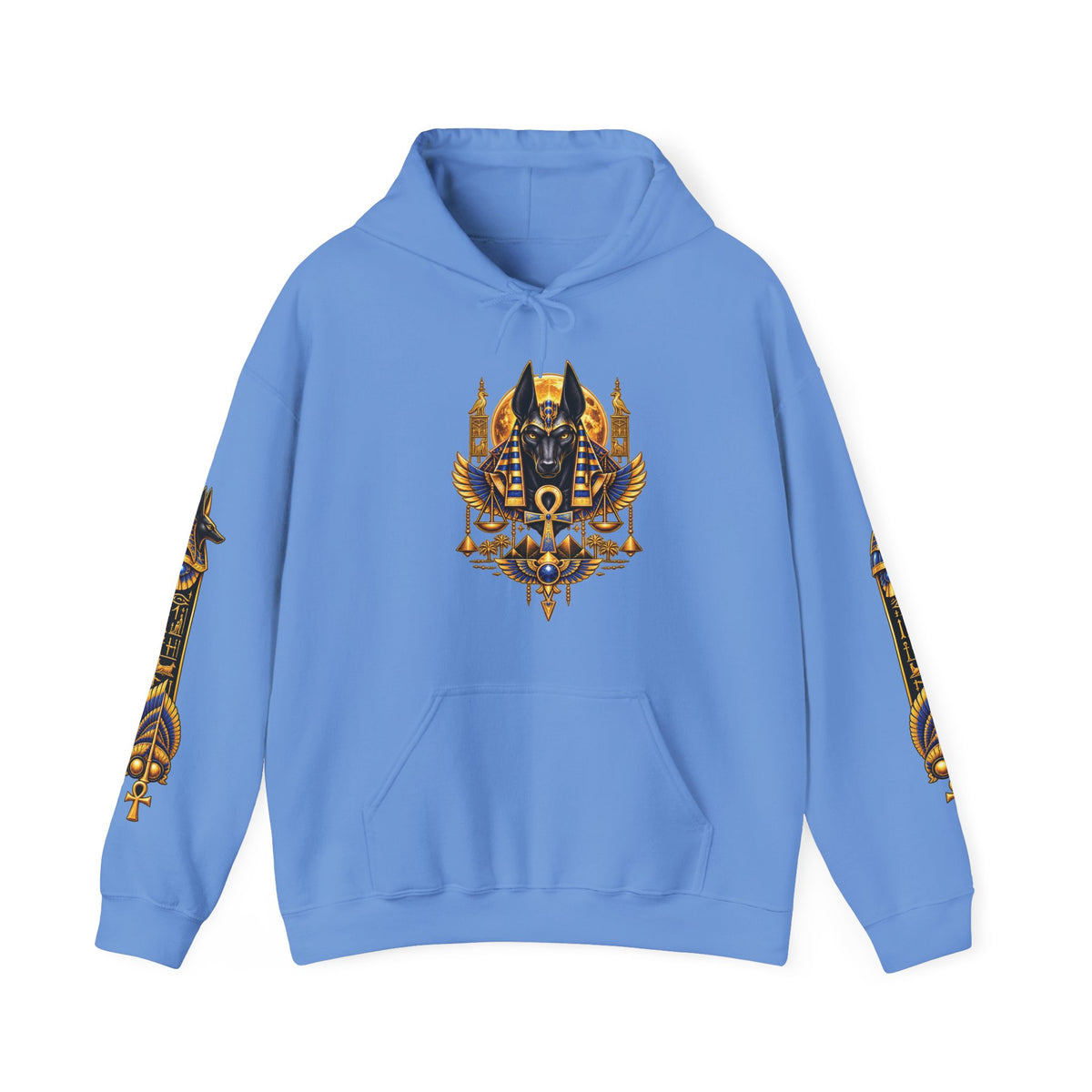 Egyptian Anubis Hoodie –  Gildan 18500 Heavy Blend Hoodie