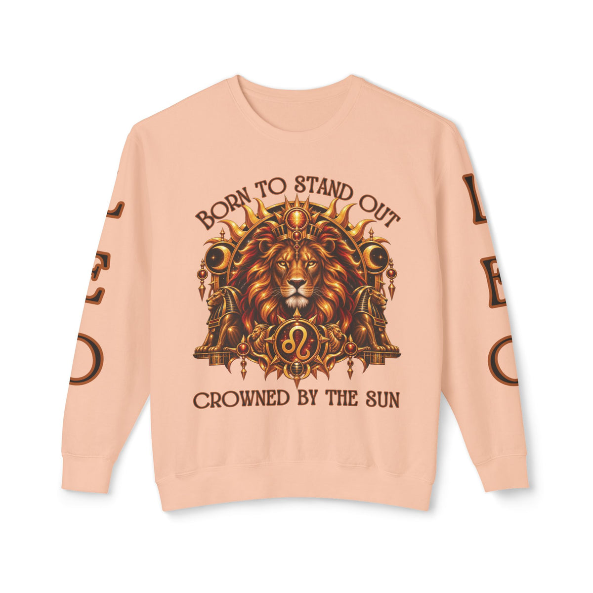 Leo Zodiac Sweatshirt – Comfort Colors 1466 Crewneck