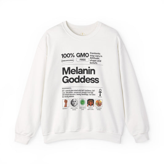 Melanin Goddess – Gildan Heavy Blend™ 18000 Crewneck Sweatshirt