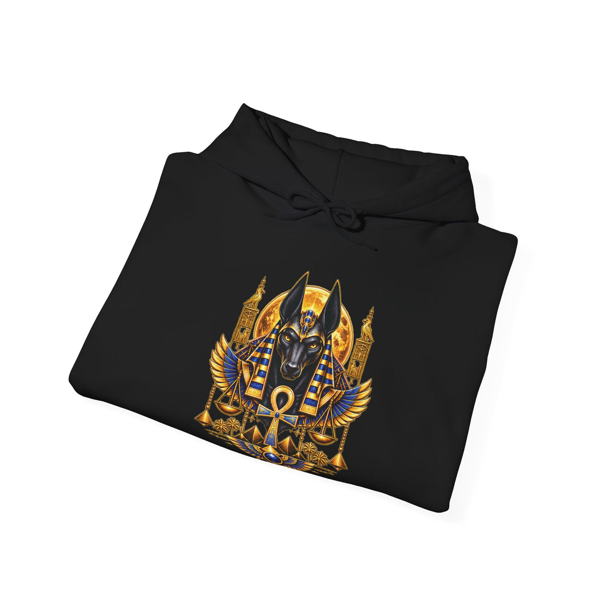 Egyptian Anubis Hoodie –  Gildan 18500 Heavy Blend Hoodie