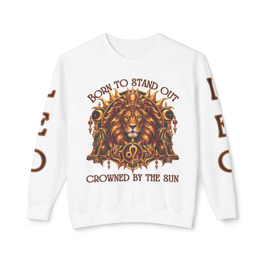 Leo Zodiac Sweatshirt – Comfort Colors 1466 Crewneck
