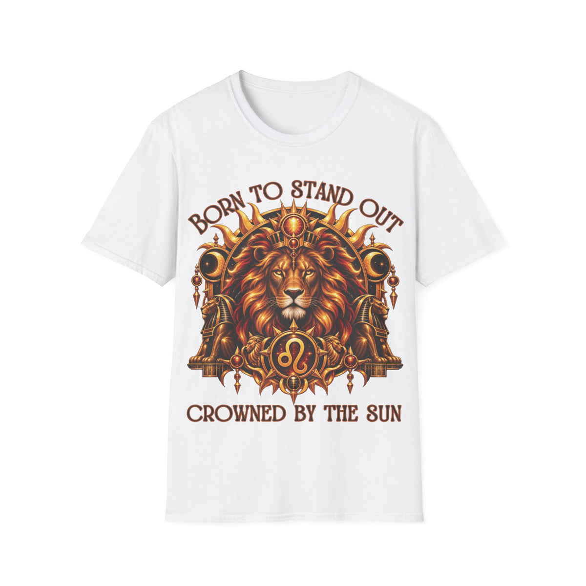 Leo Zodiac T-Shirt – Gildan 64000 Softstyle Tee