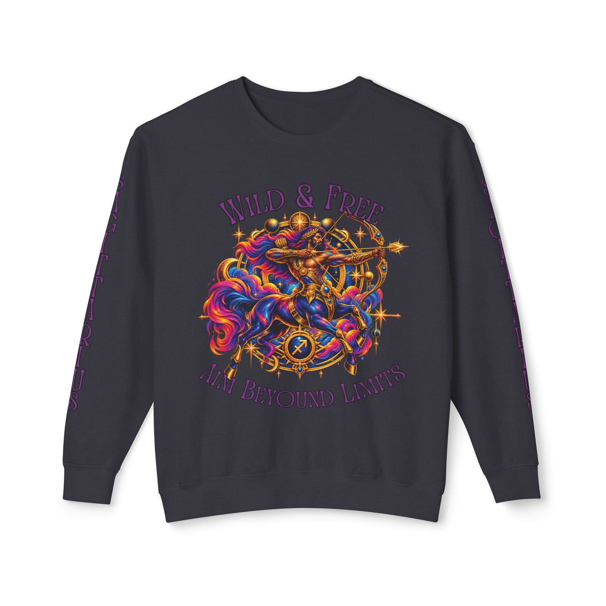 Sagittarius Zodiac Sweatshirt – Comfort Colors 1466 Crewneck