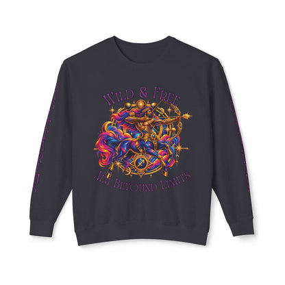 Sagittarius Zodiac Sweatshirt – Comfort Colors 1466 Crewneck