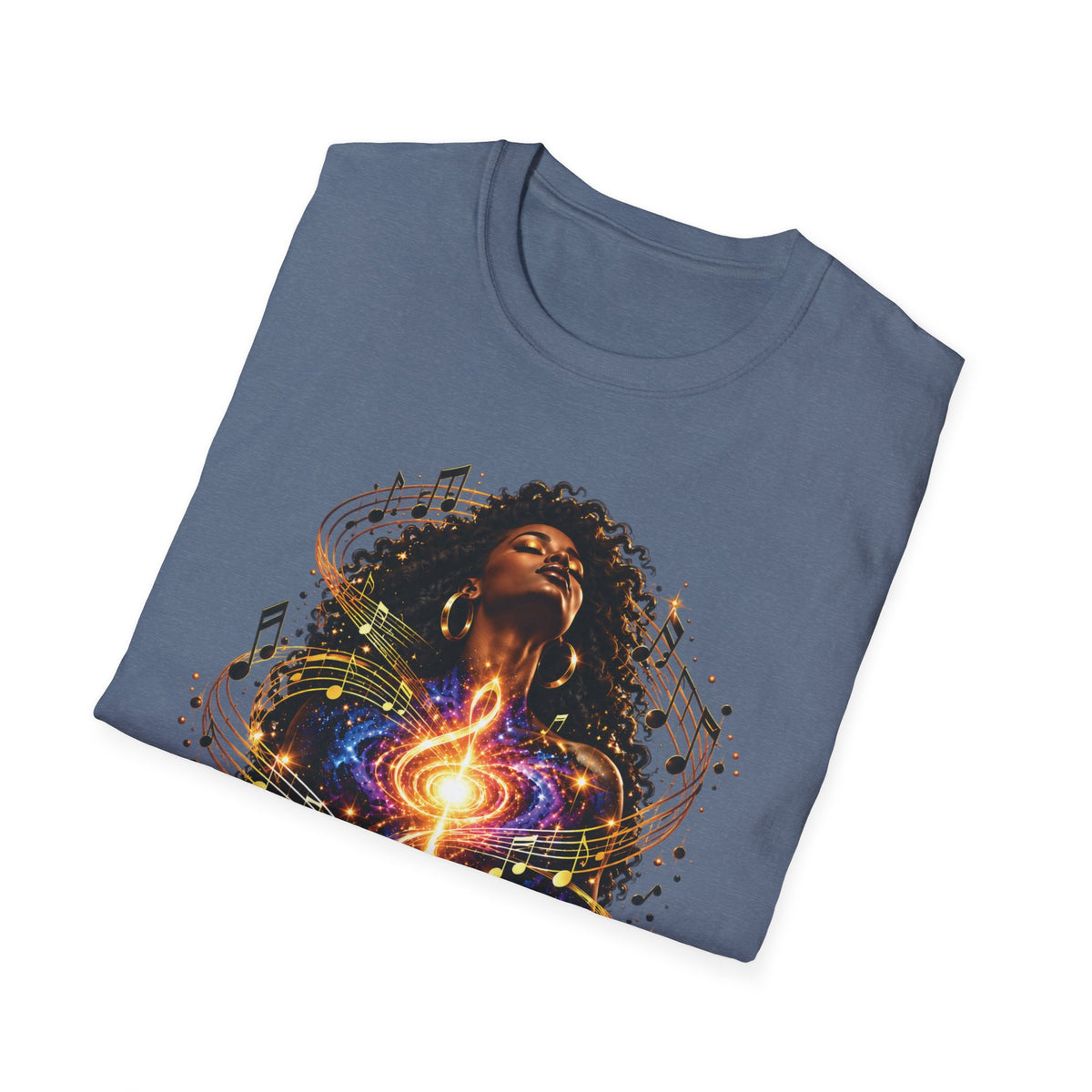 Music Is in My Soul V1 (Female) – Gildan 64000 T-Shirt