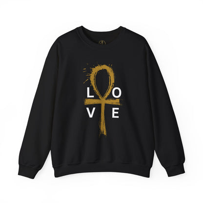 Ankh of Love – Gildan Heavy Blend™ Crewneck Sweatshirt