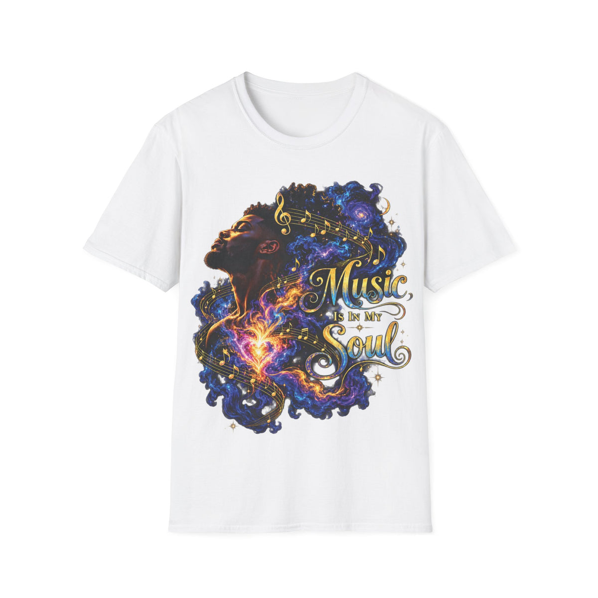 Music Is in My Soul V2 (Male)– Gildan 64000 T-Shirt