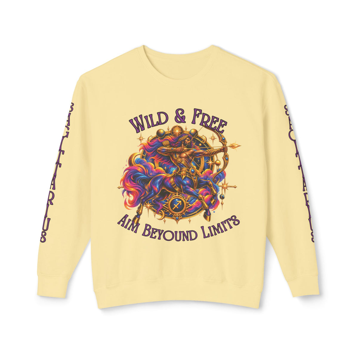 Sagittarius Zodiac Sweatshirt – Comfort Colors 1466 Crewneck