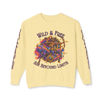 Sagittarius Zodiac Sweatshirt – Comfort Colors 1466 Crewneck