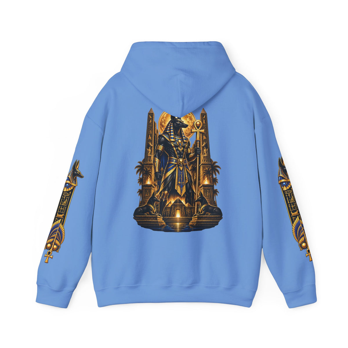Egyptian Anubis Hoodie –  Gildan 18500 Heavy Blend Hoodie