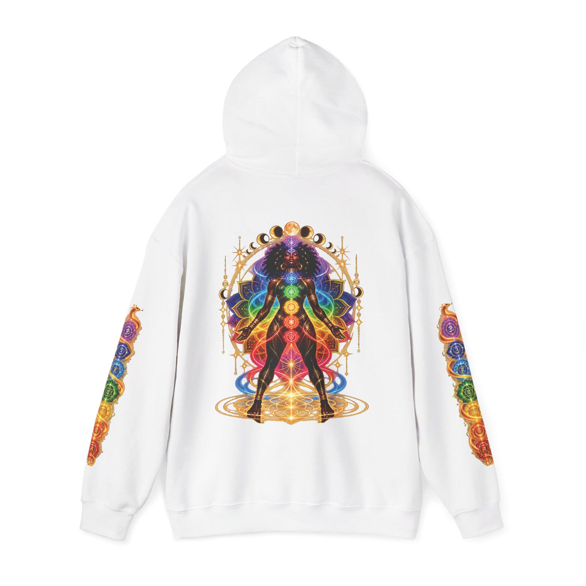 Chakra Ascension Hoodie (Female)– Gildan 18500 Heavy Blend Hoodie
